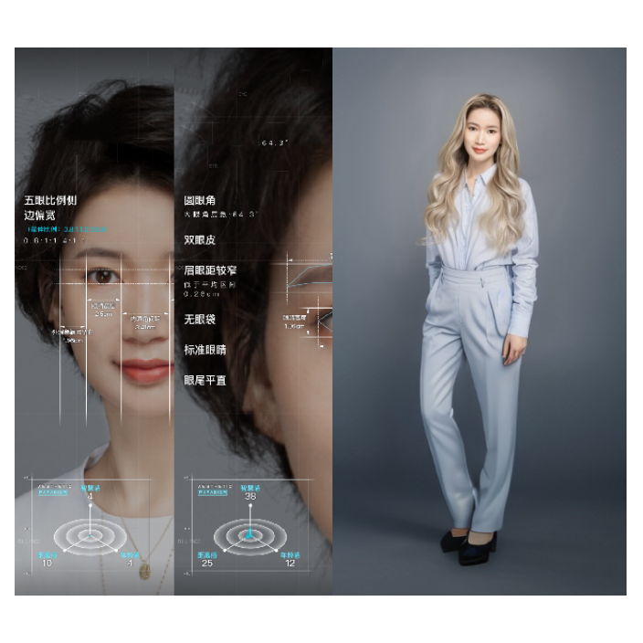 照片人脸+身材特征识别、风格诊断