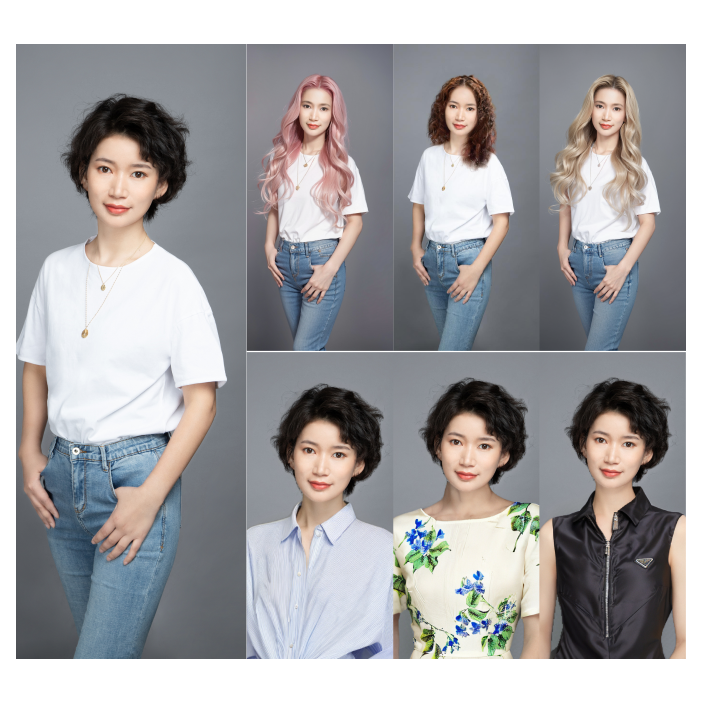 服装试穿，AI线上试衣间